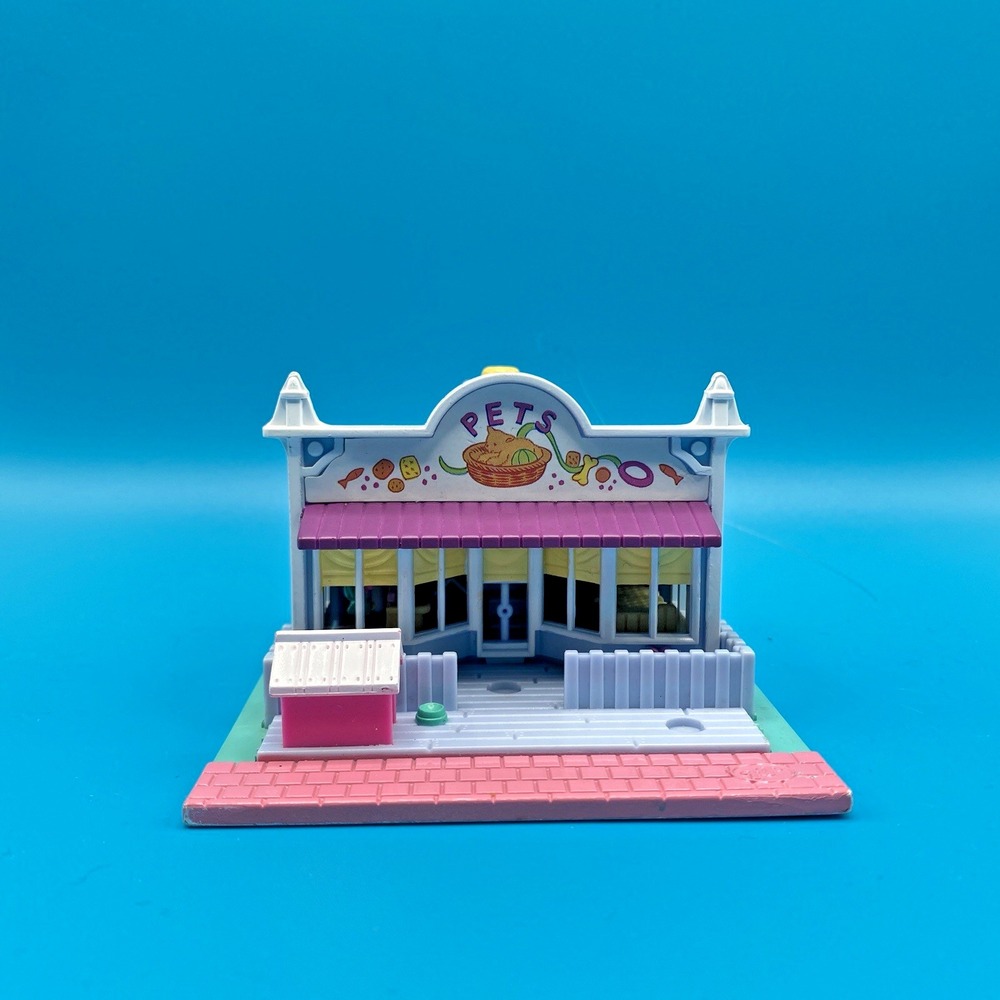 Vintage 1993 Polly Pocket Pet Shop Compact Playset Bluebird Toys No Figures
